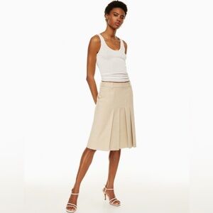 Aritzia Wilfred Lullaby Pleated Skirt